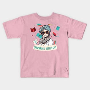 The Librarian Assistant funny Kids T-Shirt